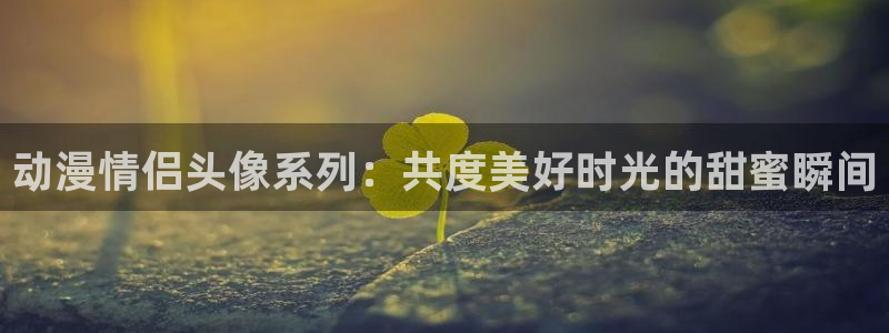 动漫资讯网站：动漫情侣头像系列：共度美好时光的甜蜜瞬间