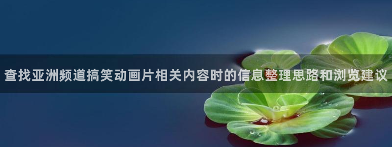 魔法动漫推荐：查找亚洲频道搞笑动画片相关内容时的信息整理思路和浏览建议