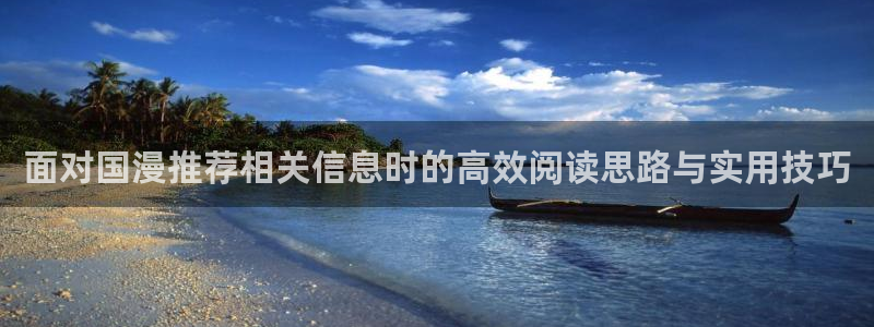 高分动漫推荐：面对国漫推荐相关信息时的高效阅读思路与实用技巧